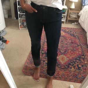 Cabi high waisted straight jean